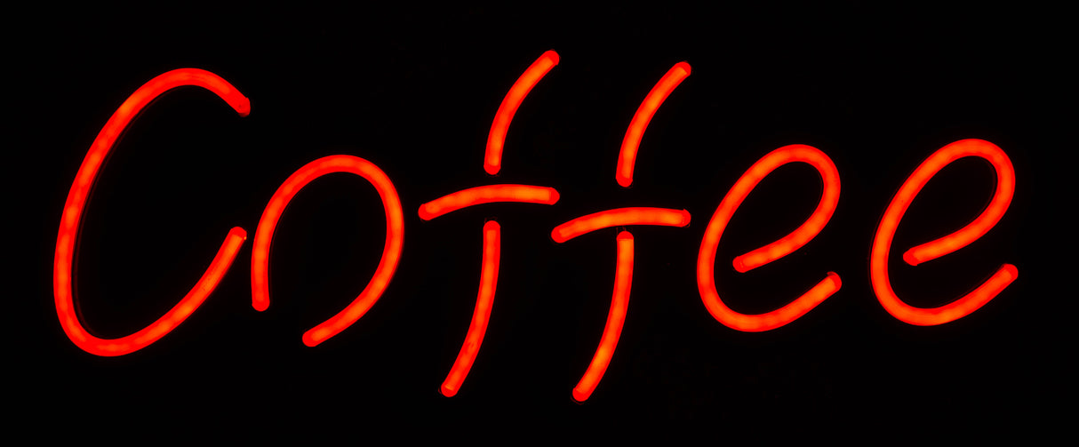Neonskilt "Kaffe" (60 cm)