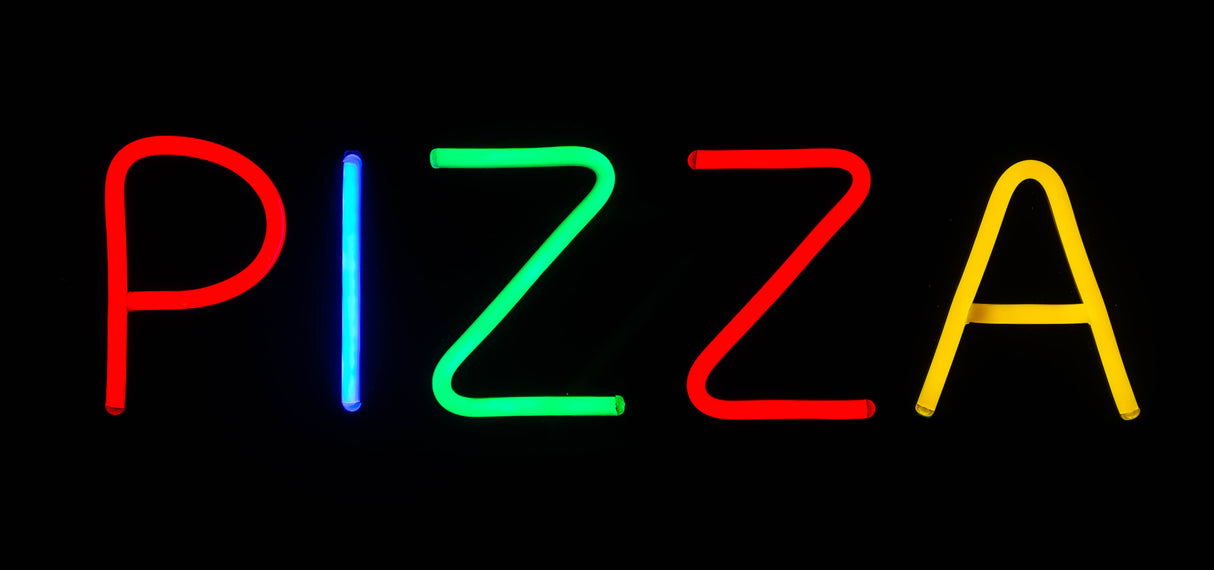 Neonskilt "Pizza" (60 cm)
