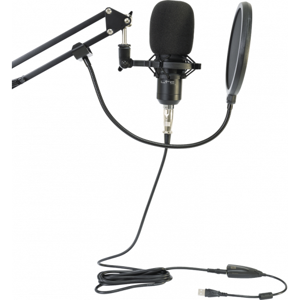 LTC USB-mikrofonpakke (svart)