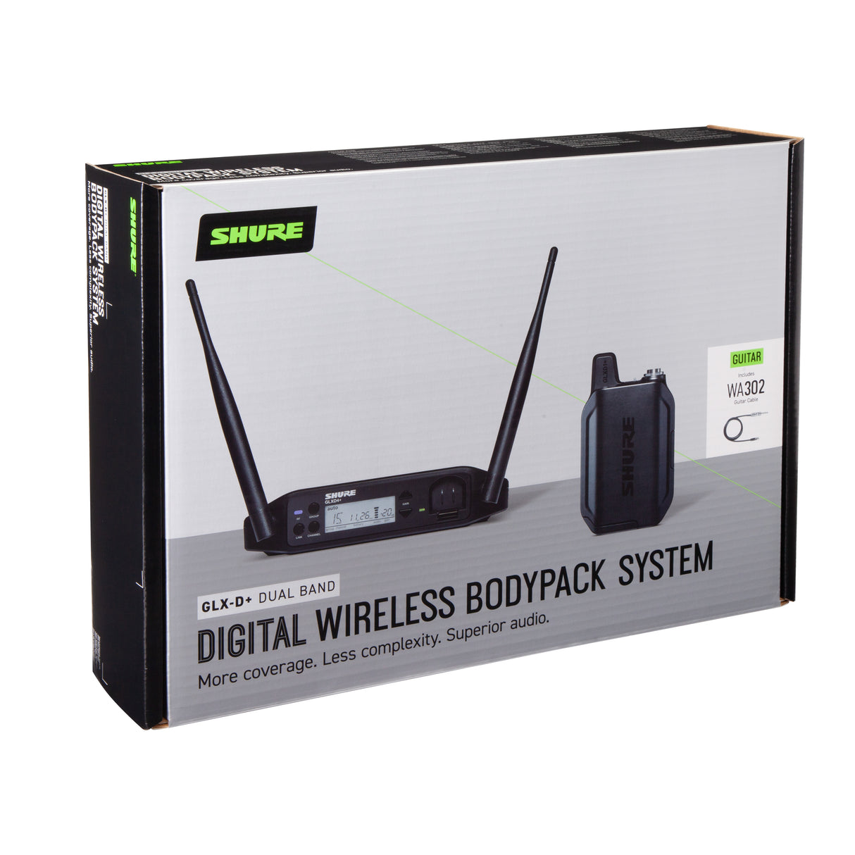 Shure GLXD14+ trådløst system (bodypack)
