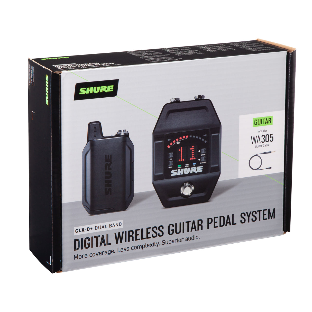 Shure GLXD16+ trådløst gitarpedalsystem