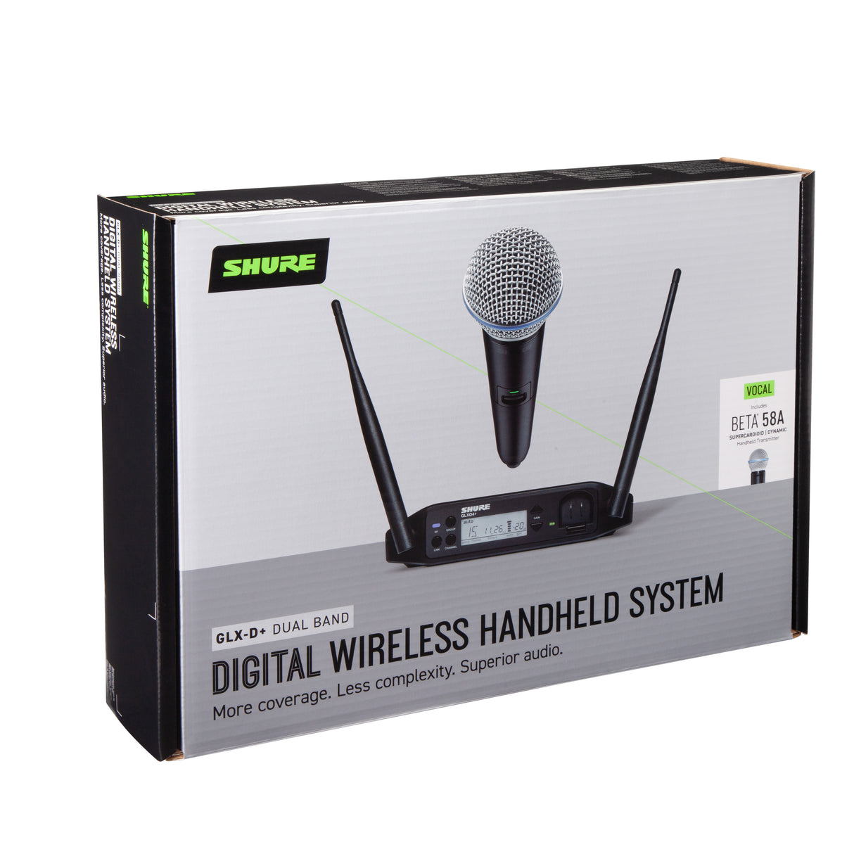 Shure GLXD24+ BETA58A trådløst mikrofonsystem