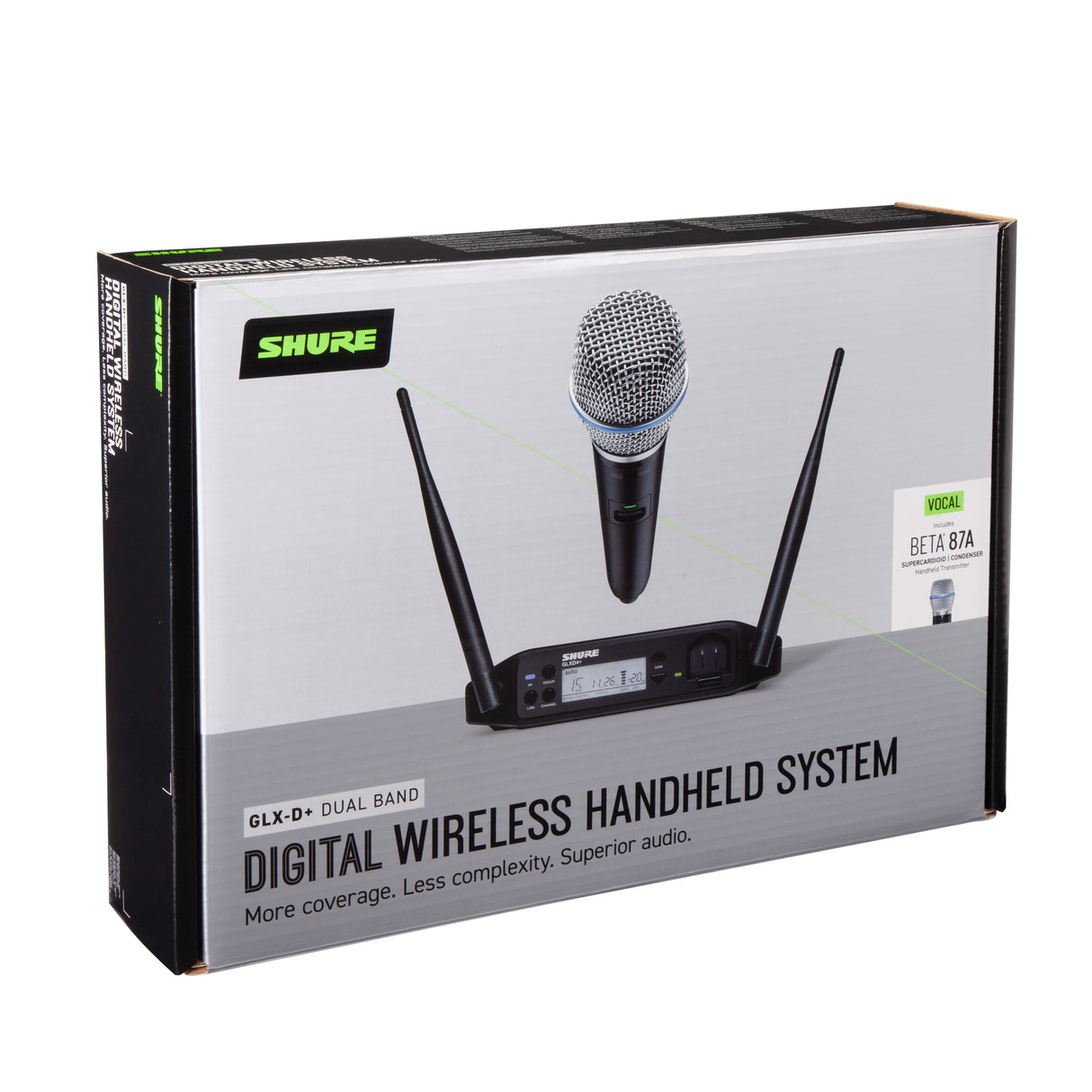 Shure GLXD24+ BETA87A trådløst mikrofonsystem