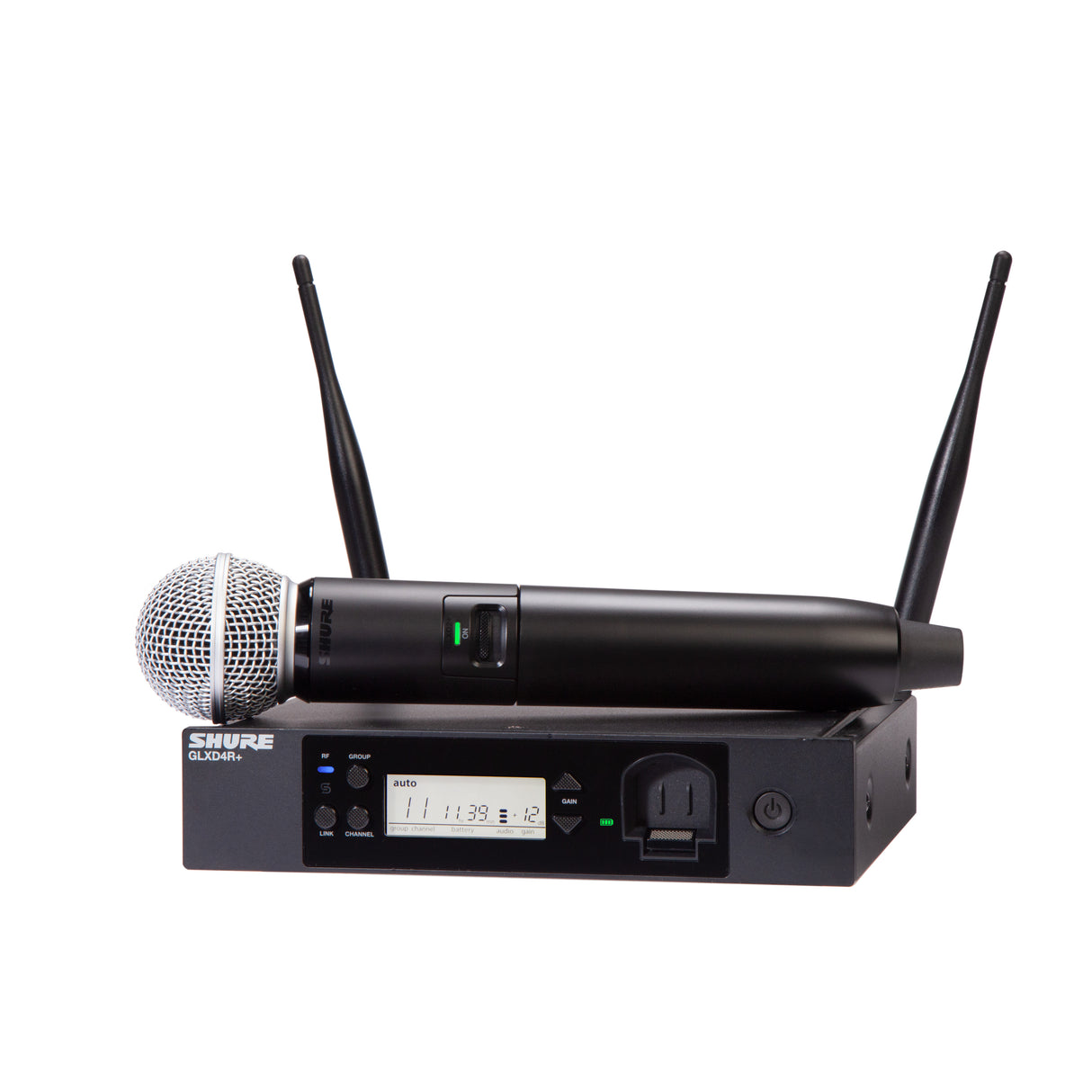 Shure GLXD24R+ SM58 trådløst mikrofonstativsystem
