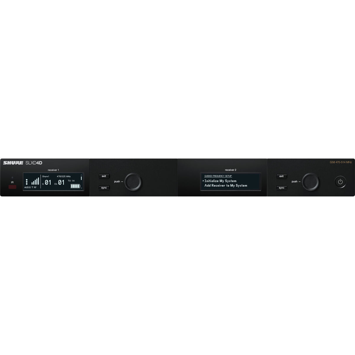 Shure SLXD24DE/SM58-J53 trådløst mikrofonsystem (562-606Mhz)