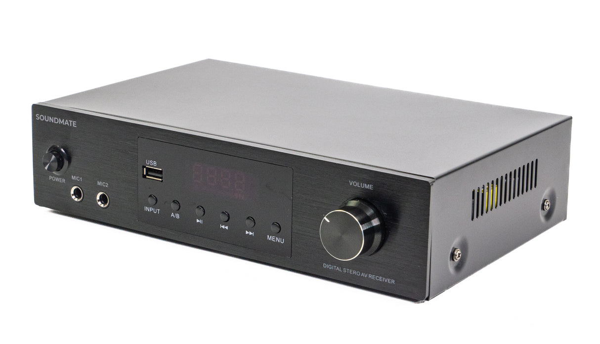 SoundMate Hi-Fi forsterker med Bluetooth (2x50W)