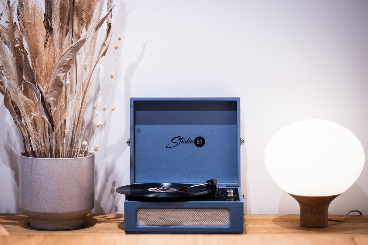 Studio 57 Groovy platespiller (blå)
