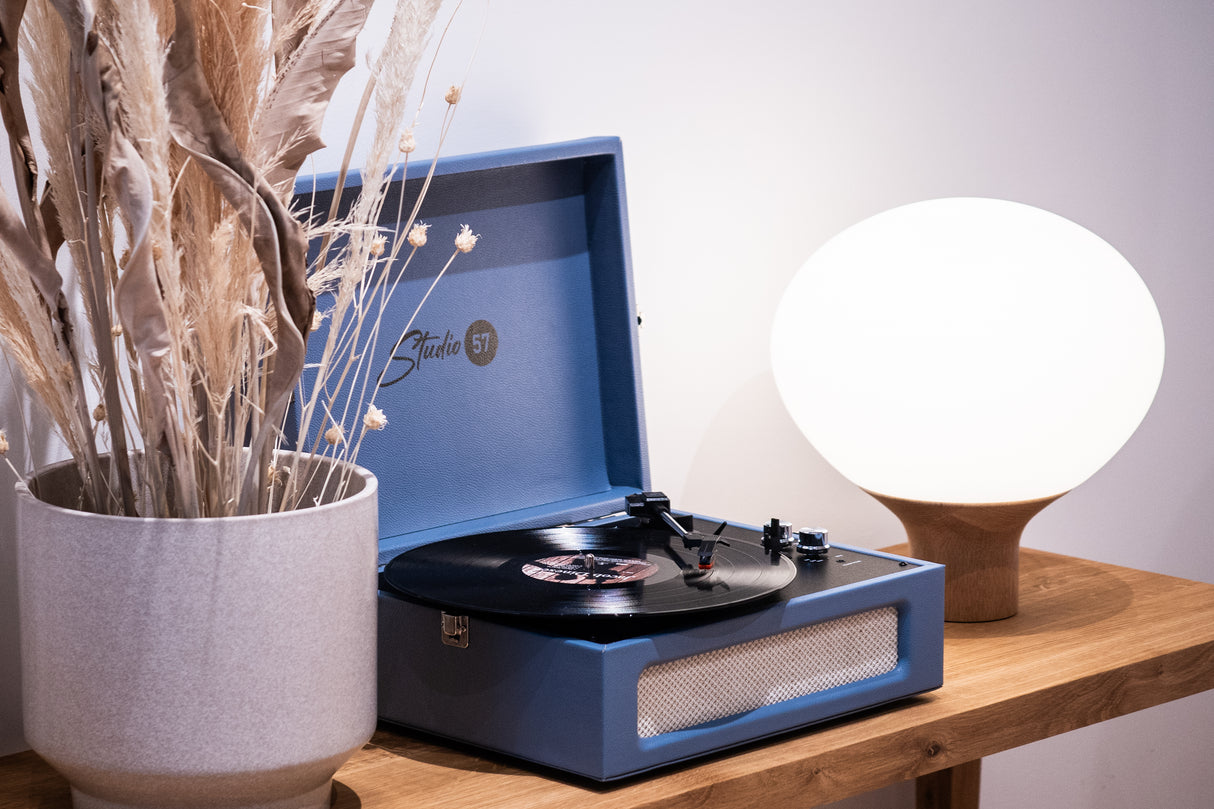Studio 57 Groovy platespiller (blå)