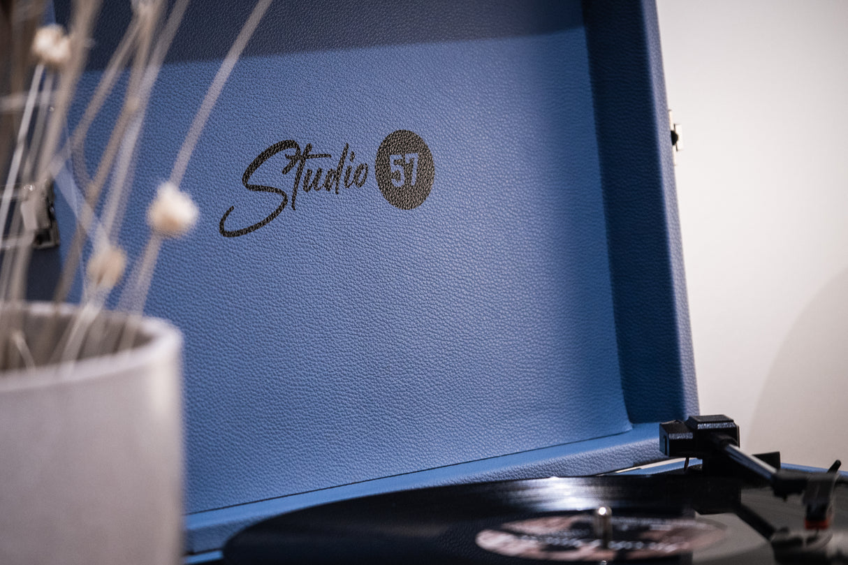 Studio 57 Groovy platespiller (blå)