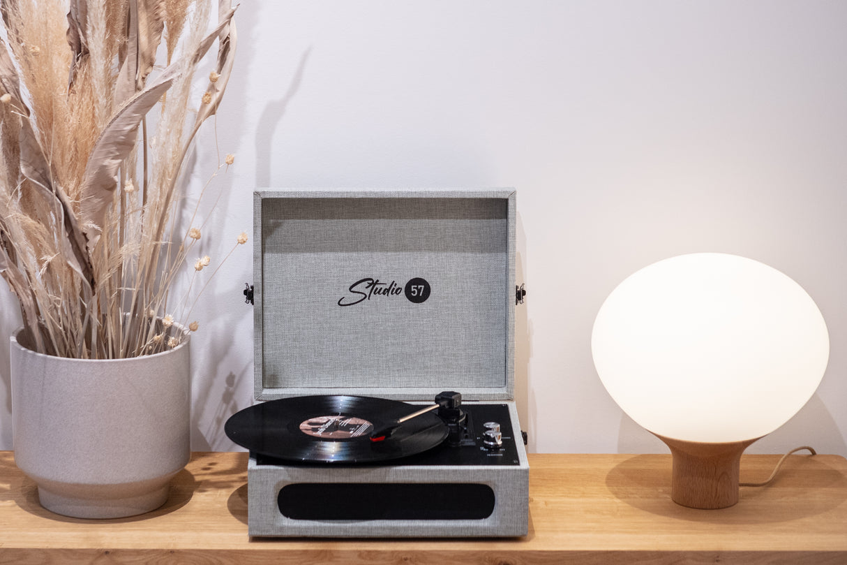 Studio 57 Groovy platespiller (grå)