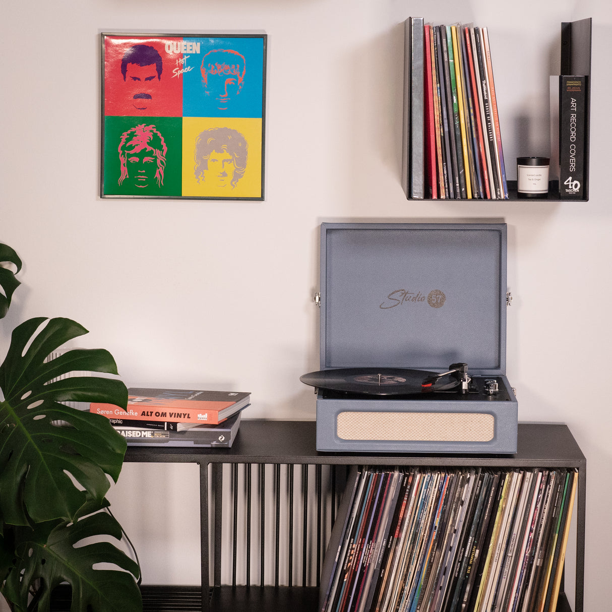 Studio 57 Groovy platespiller (blå)