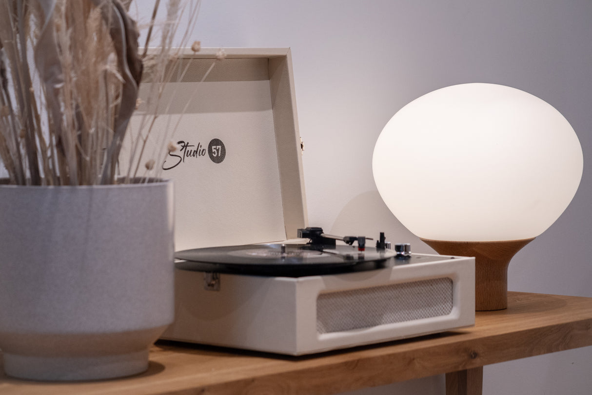 Studio 57 Groovy platespiller (Cream)
