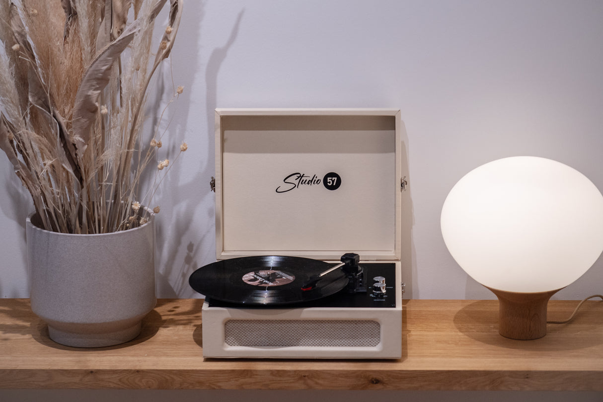 Studio 57 Groovy platespiller (Cream)