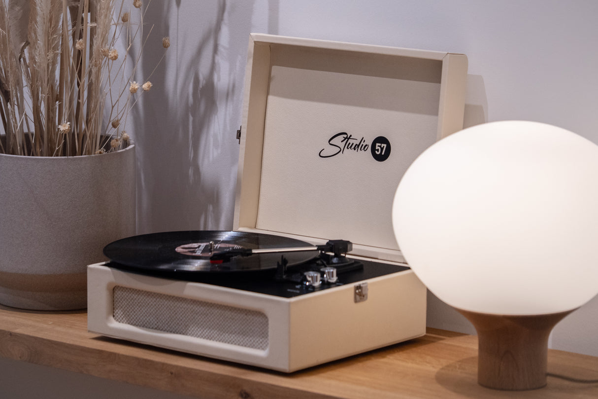 Studio 57 Groovy platespiller (Cream)