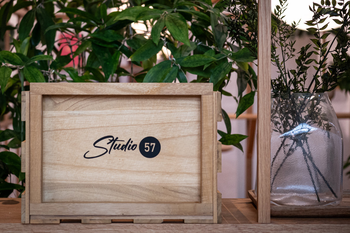 Studio 57 Oppbevaringsboks for vinylplater (Tre)