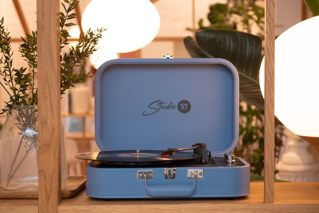 Studio 57 Mellow platespiller (blå)