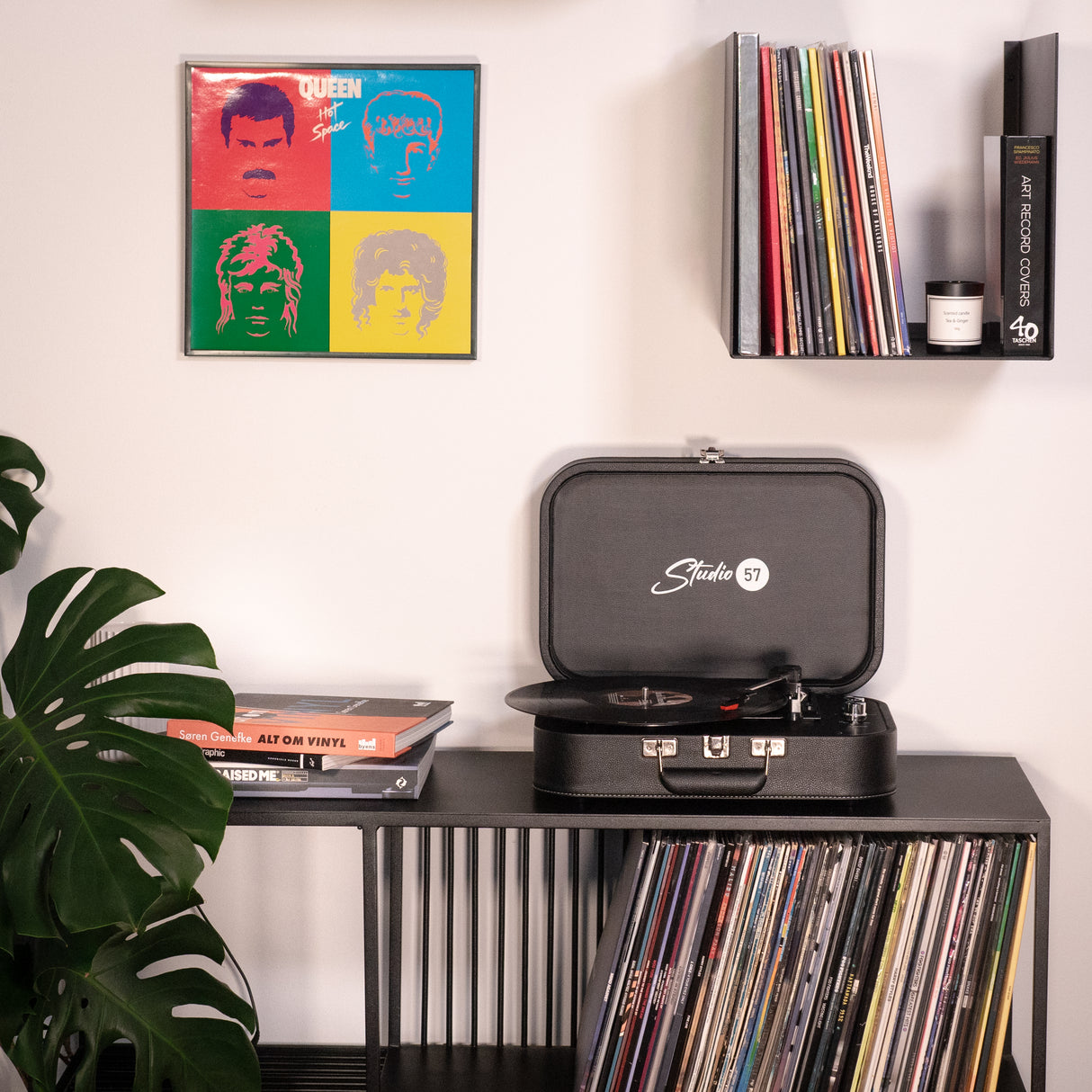 Studio 57 Mellow platespiller (svart)