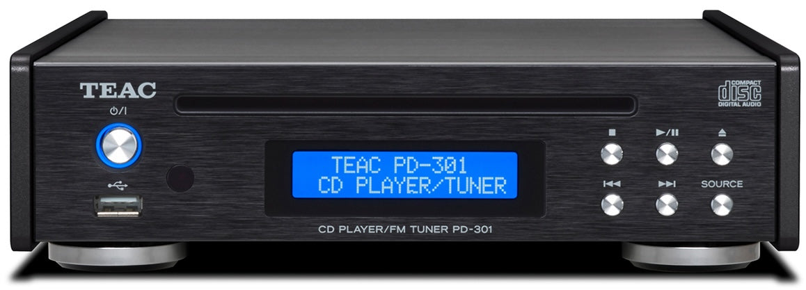 TEAC PD-301DAB-X/B, DAB+/FM og CD-spiller (svart)