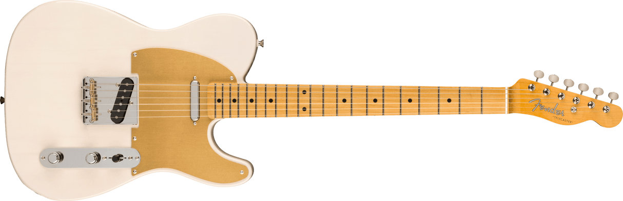 Fender JV Modified Telecaster elektrisk gitar fra 50-tallet ( White Blonde )