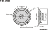 Pioneer TS-1701i bilhøyttaler (17 cm, 6,5")