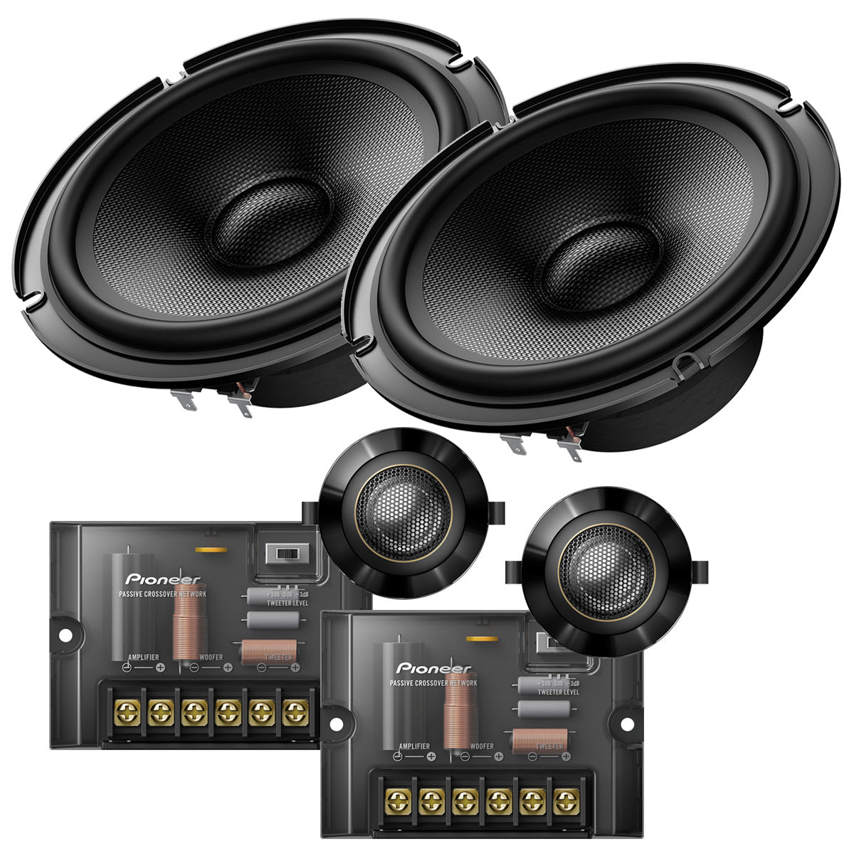 Pioneer TS-Z65CH Komponenthøyttalersystem (330W, 17cm)