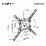 TV -feste fullt bevegelig (23-55", 30 kg)