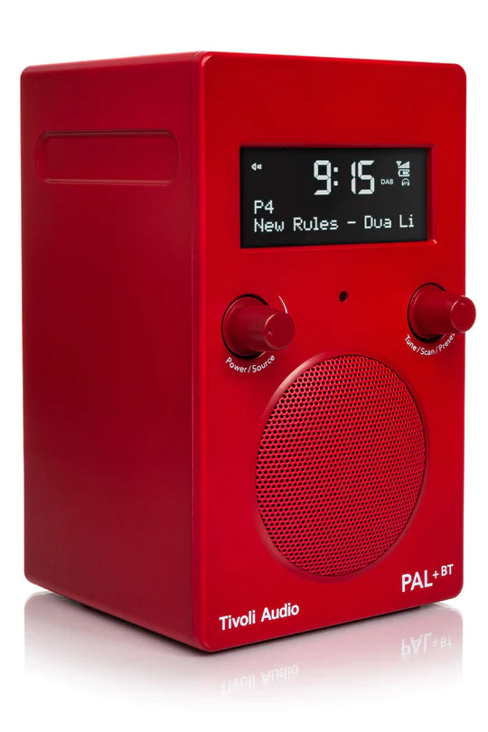 Tivoli Audio PAL+DAB+ Bluetooth høyttaler (rød)