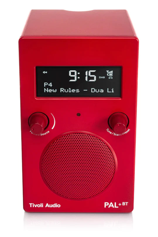 Tivoli Audio PAL+DAB+ Bluetooth høyttaler (rød)