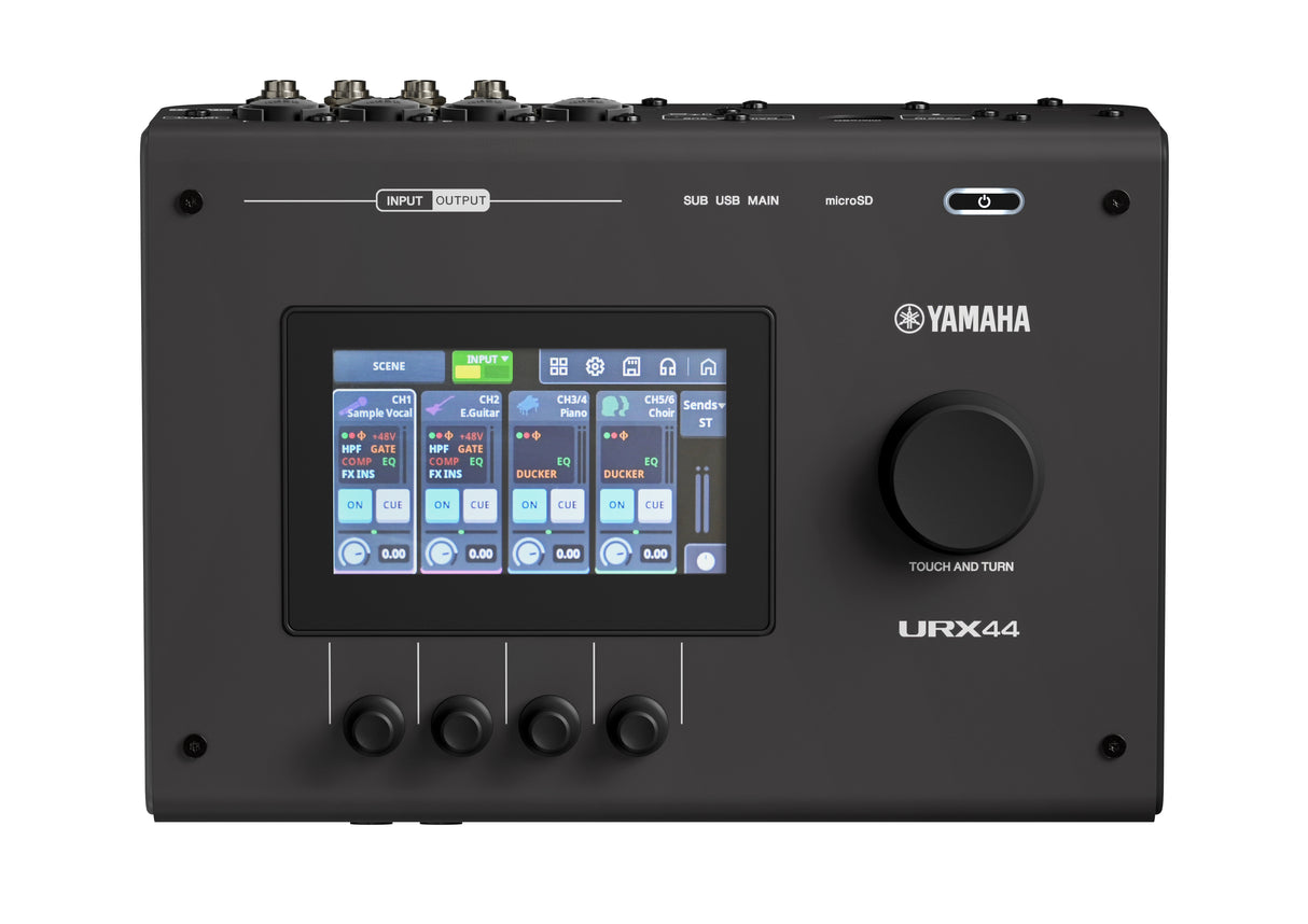 Yamaha URX44 USB-C audiointerface (Svart)