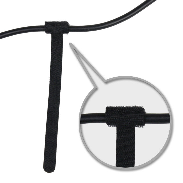 Kabelreim borrelås Hook & Loop 10 stk. (200 mm)