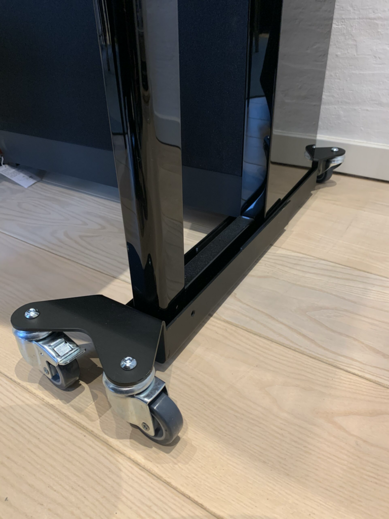 Hjulsett for digitalt piano