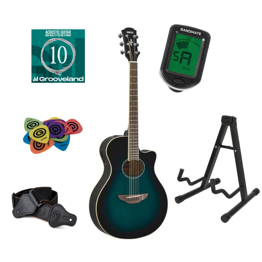 Yamaha APX600 startsett (Oriental Blue Burst )