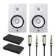 Yamaha HS7 Studio Monitor startpakke (hvit)