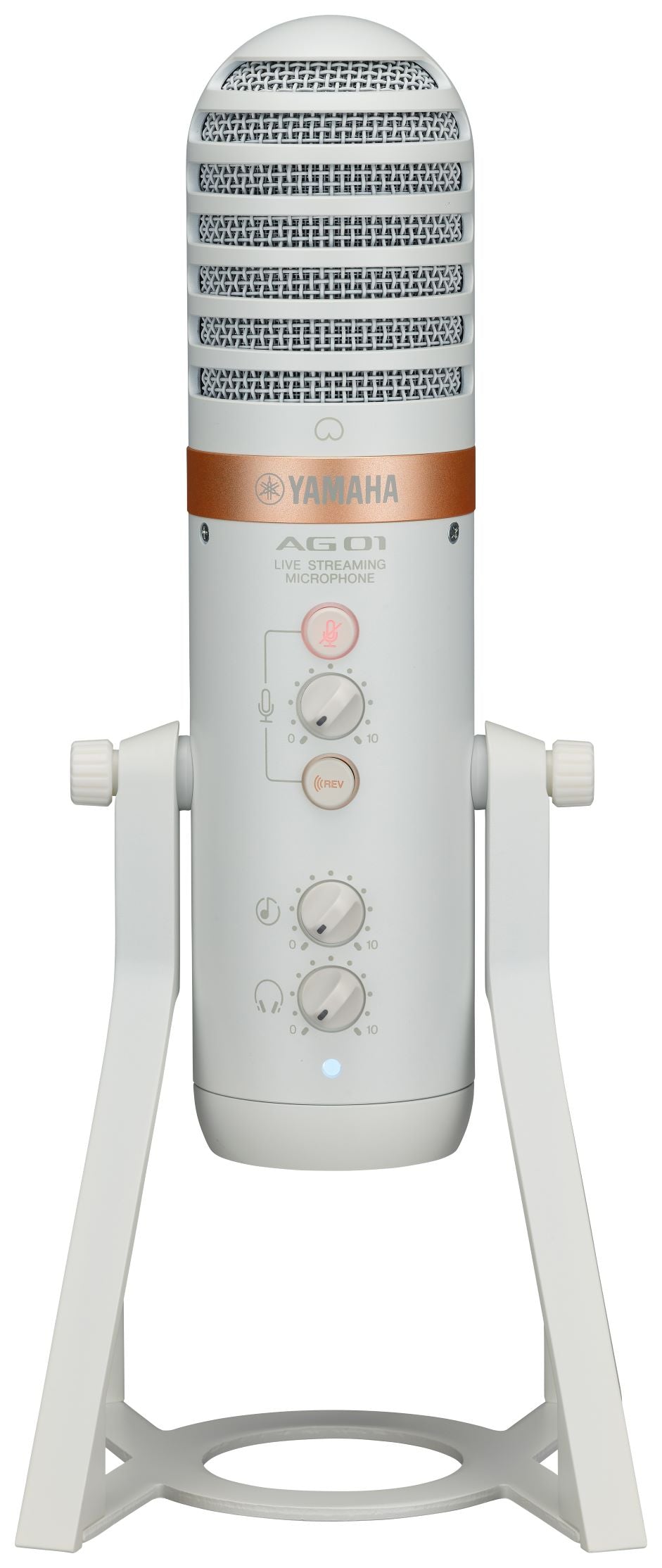 Yamaha AG01 USB-mikrofon (hvit)