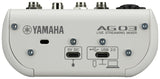Yamaha AG03 MkII Live Streaming Mixer (hvit)