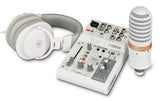 Yamaha AG03 MkII Live Streaming Bundle (hvit)
