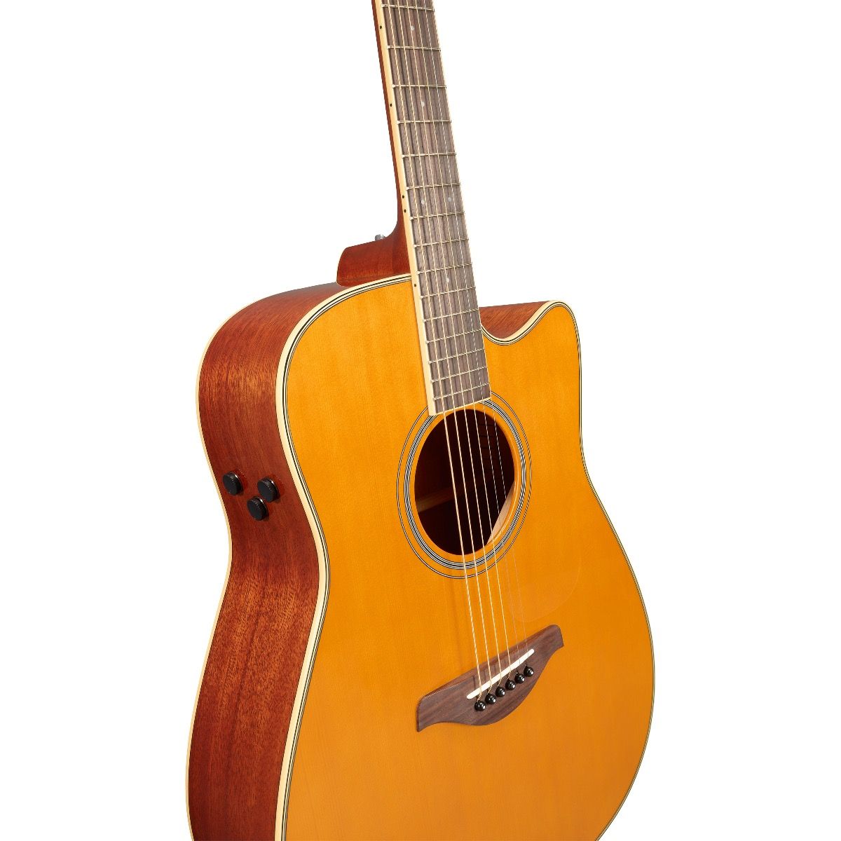 Yamaha FGC TransAcoustic Western Guitar ( Vintage )