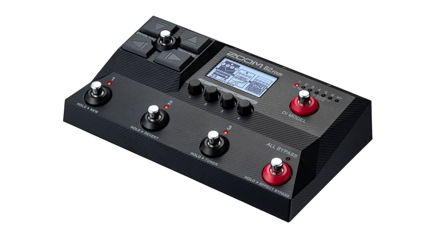 Zoom B2 FIRE Bass Multi-Effect