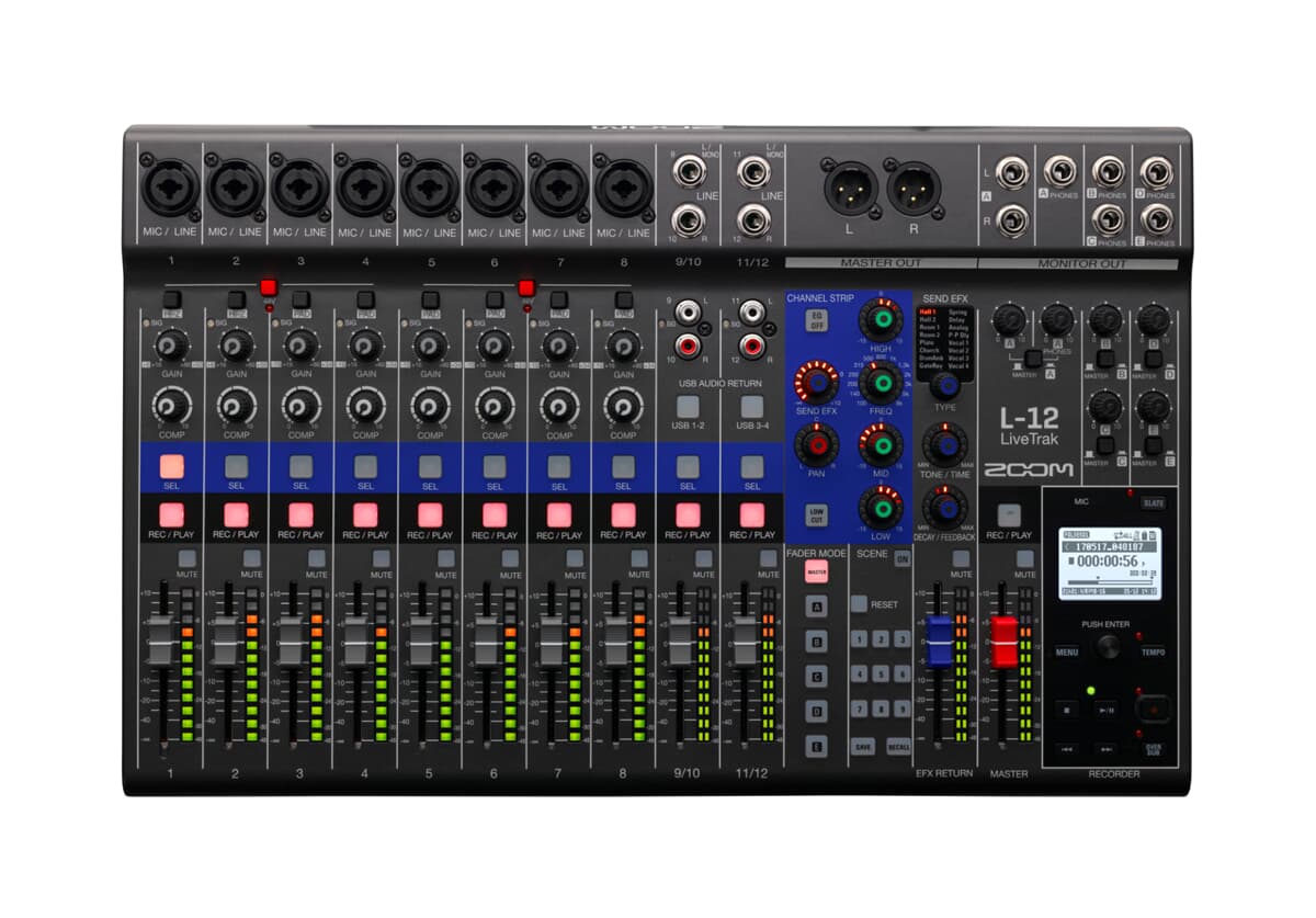 Zoom LiveTrak L-12 digital mikser