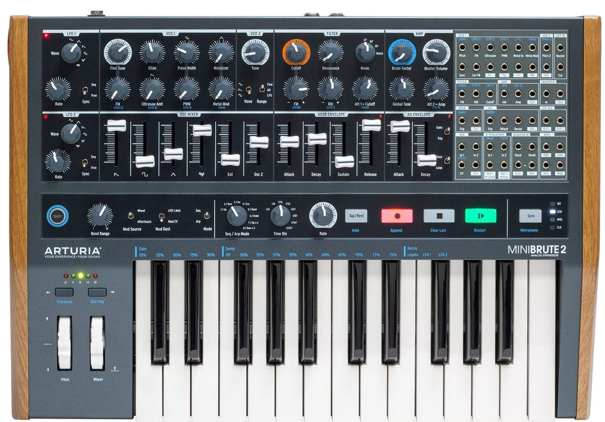 Artruia Minibrute-2 Analog Synthesizer (svart)