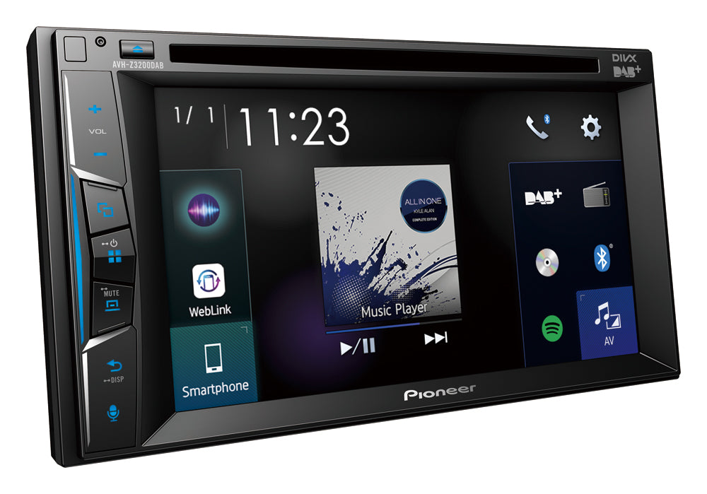 Pioneer AVH-Z3200DAB Apple Carplay , Bluetooth og DAB Radio