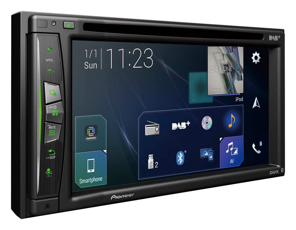 Pioneer AVIC-Z730DAB GPS-navigasjon, trådløs CarPlay og Bluetooth
