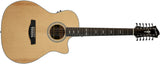 Hagstrom Siljan II Grand Auditorium 12-strengs Wester-gitar (naturlig)