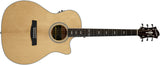 Hagstrom Siljan II Grand Auditorium Western gitar (naturlig)