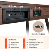 Donner DDP-80 el-piano, valnøtt