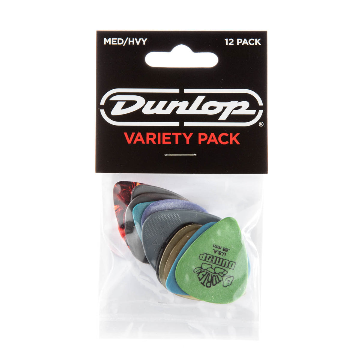 Dunlop 12-PVP102 Plukker 12 stk. (Medium/Tung)