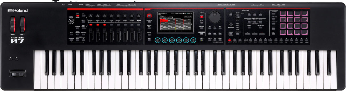 Roland Fantom-07 76 Synthesizer (svart)