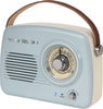 Madison Retro Radio med Bluetooth (lyseblå)