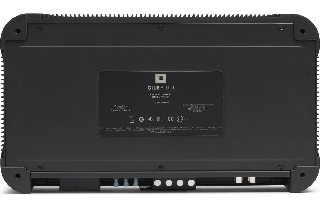 JBL Club A1000 1-kanals bilforsterker (2000W)