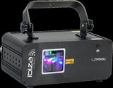 Ibiza laserlys med DMX (grønn, 60MW)